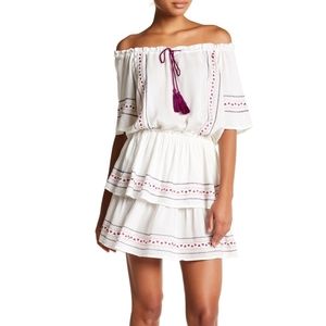 Romeo & Juliet Embroidered Off-The-Shoulder Dress